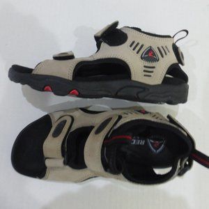 Ecco Receptor Beige Adjustable Straps Sport Sandal